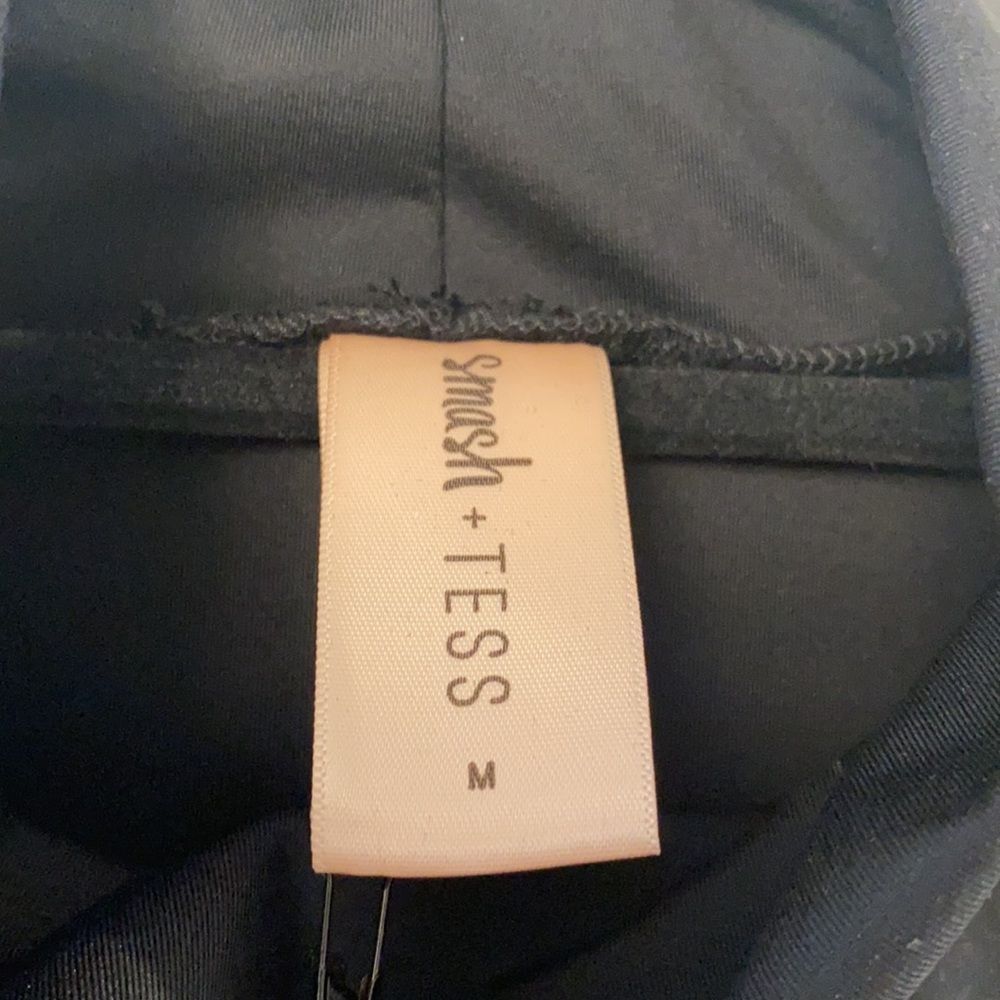 Smash & Tess black mockneck bodysuit, medium - Picture 5 of 9